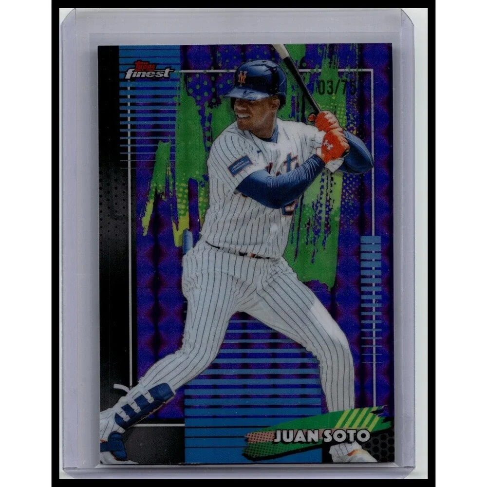 2026 Finest Juan Soto #18 New York Mets Base